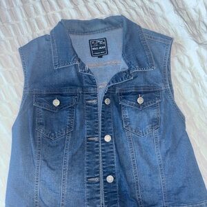 Wax Jean Blue Denim Jacket vest